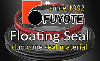 Floating seal material duo cone seal material